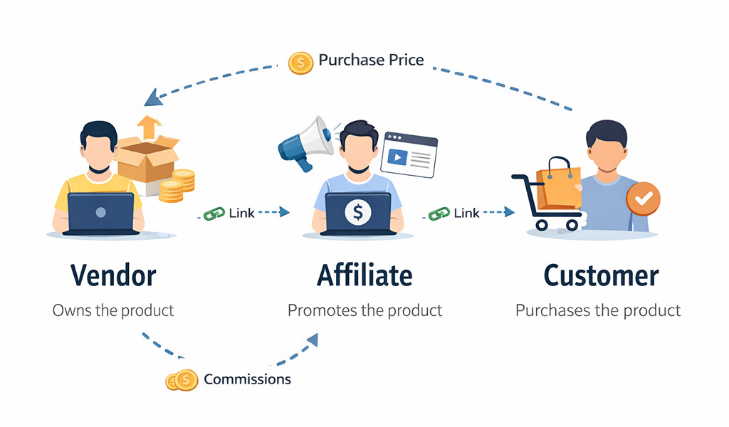 How commissions work in Affiliate Marketing