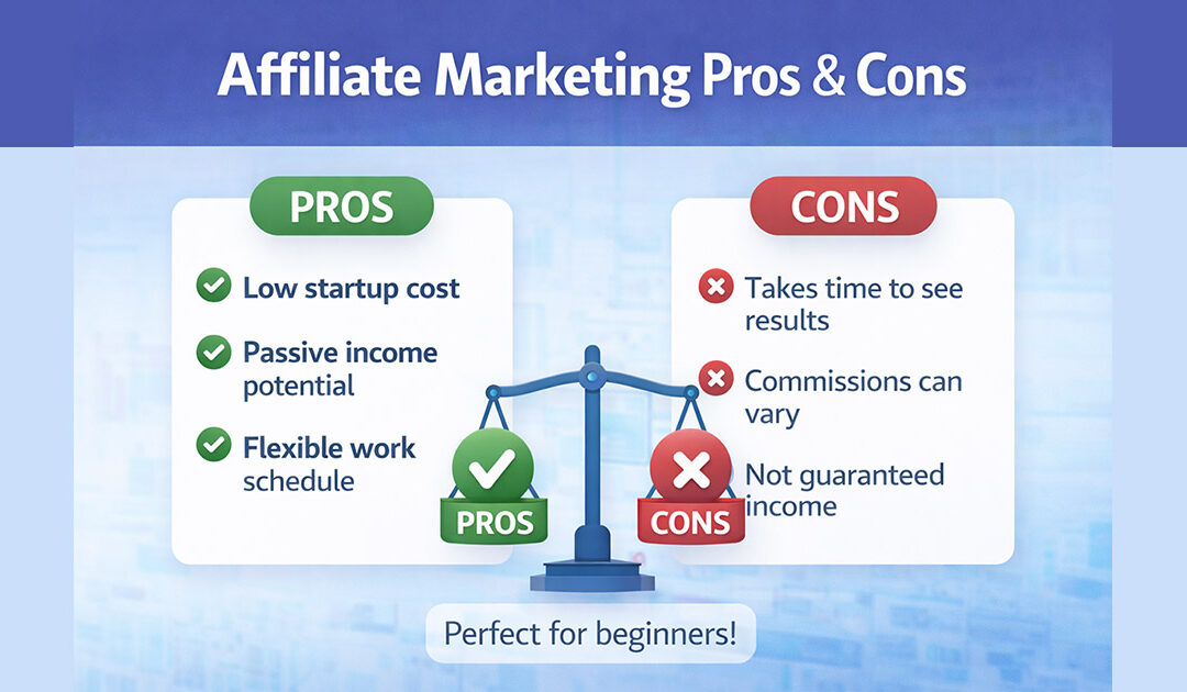 The obvious Affiliate Marketing Pros and Cons