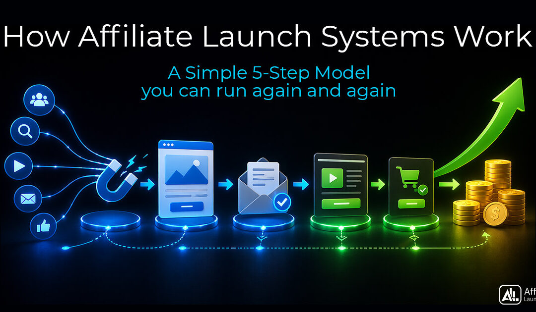 How Affiliate Launch Systems Actually Work – A Simple 5-Step Model